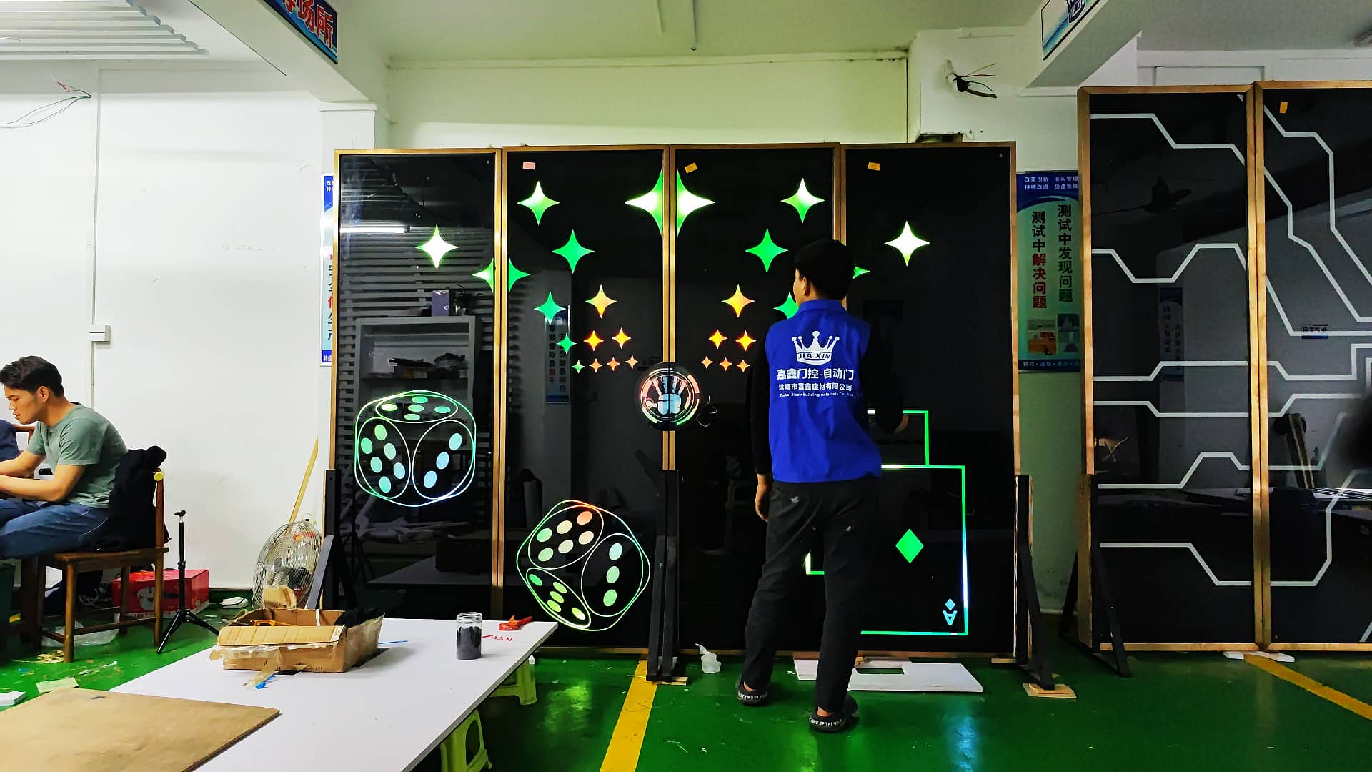 牙科美容网红感应门尺寸